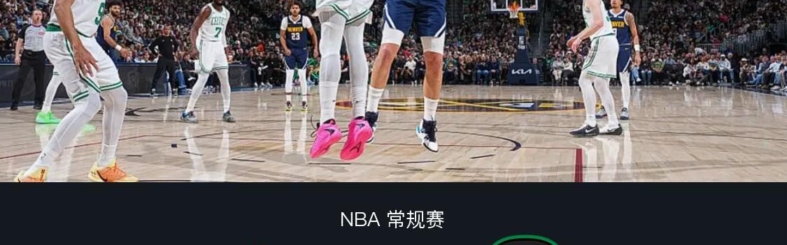 掘金103-84凯尔特人，约基奇30+12，布朗23+11，穆雷病退